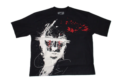 "4RT" Drop Shoulder Tee Black