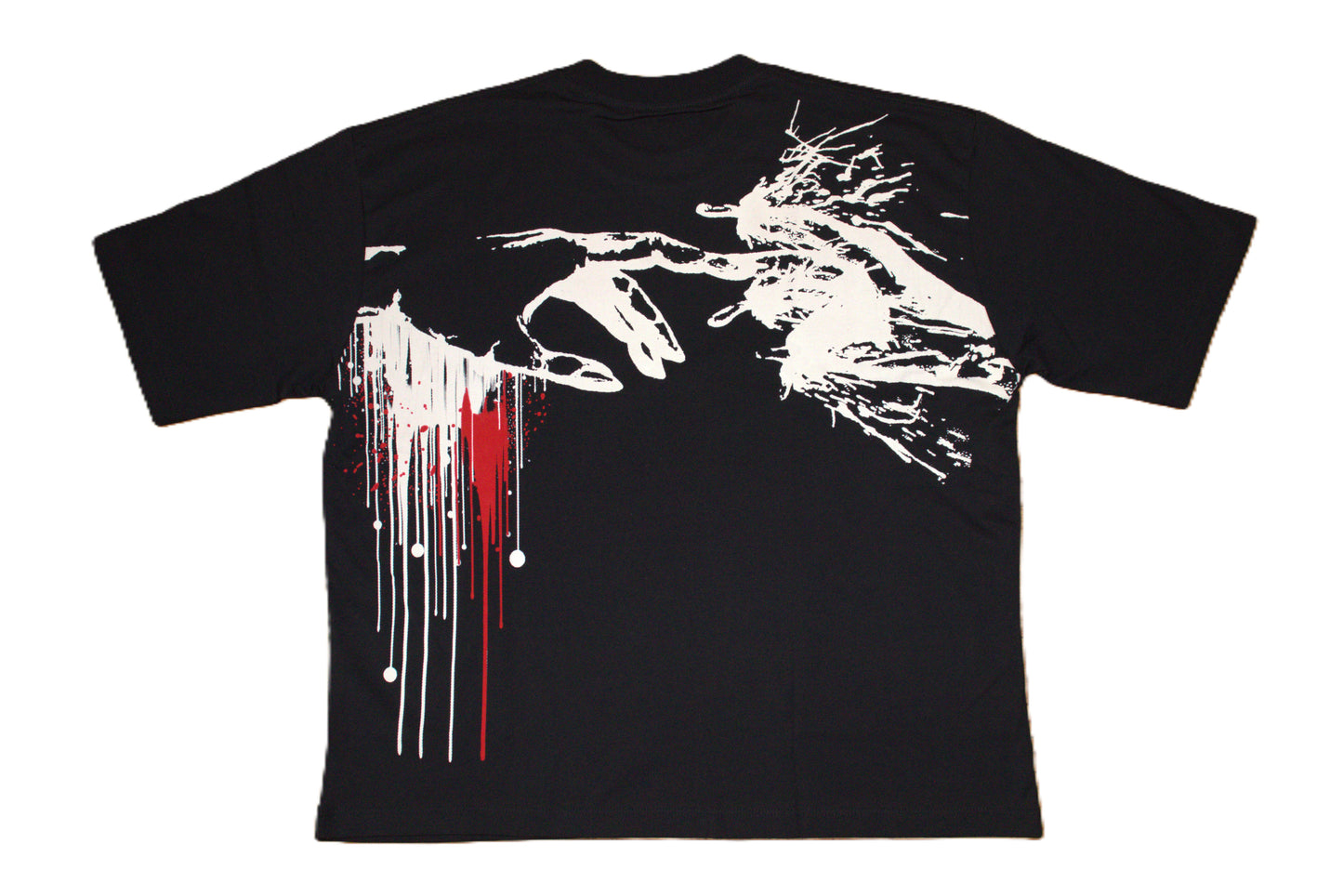 "4RT" Drop Shoulder Tee Black