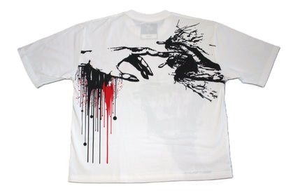 "4RT" Drop Shoulder Tee White